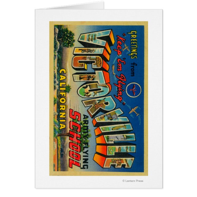 Victorville, California - Army Flying School (Front)