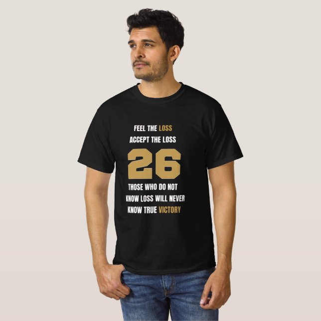 Victory 2026: Soccer Legend Athletic Gold Tee (Front Full)
