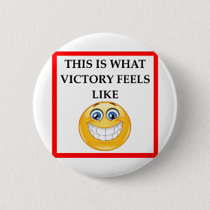 VICTORY 2 INCH ROUND BUTTON