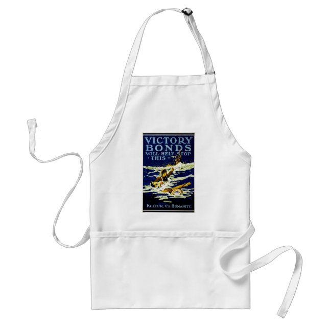 Victory Bonds Will Hlep Stop This Standard Apron (Front)