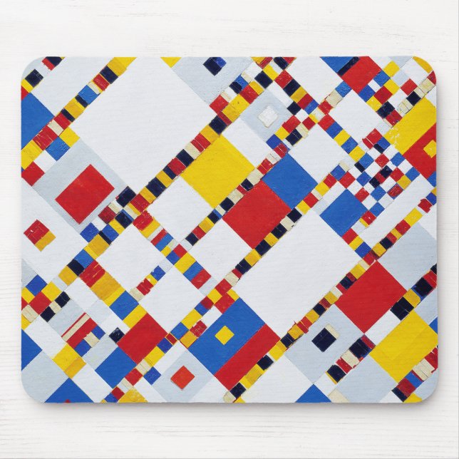 Victory Boogie Woogie, Mondrian Mouse Pad (Front)