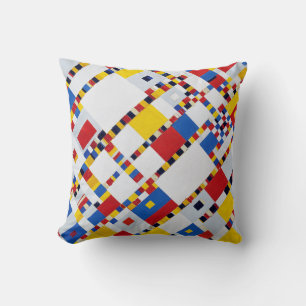 Victory Boogie Woogie, Mondrian Throw Pillow