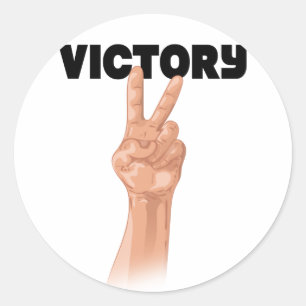 Victory Classic Round Sticker