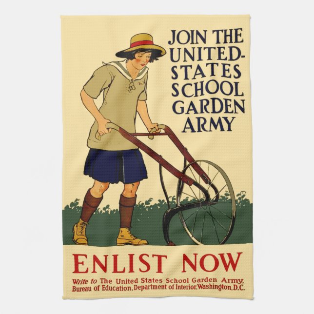 Victory Garden Kitchen Towel (Vertical)