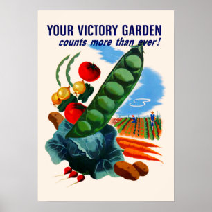 Victory Garden (large) Poster