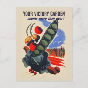 Victory Garden Postcard