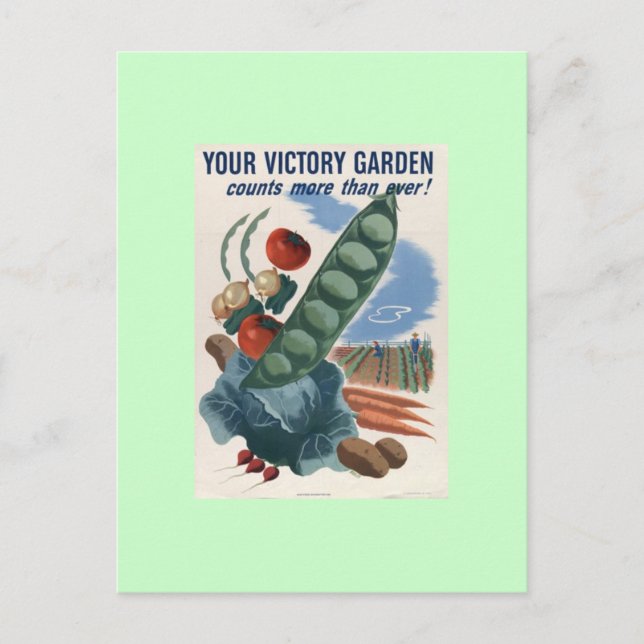 Victory Garden Postcard (Front)