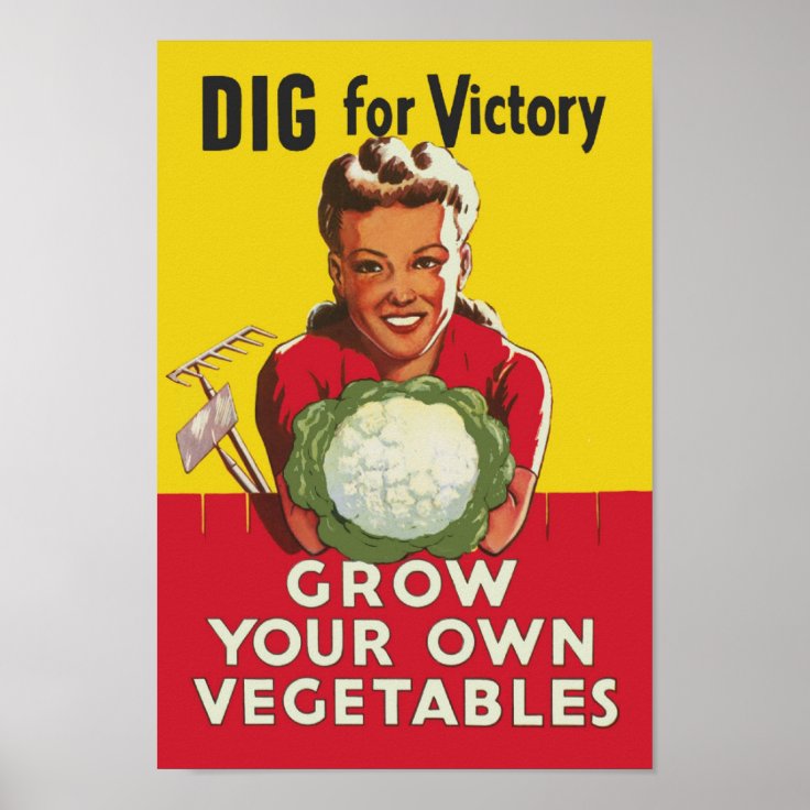 Victory Garden Poster Zazzle