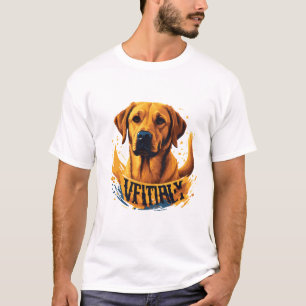 Victory Golden Labrador Dog T-Shirt
