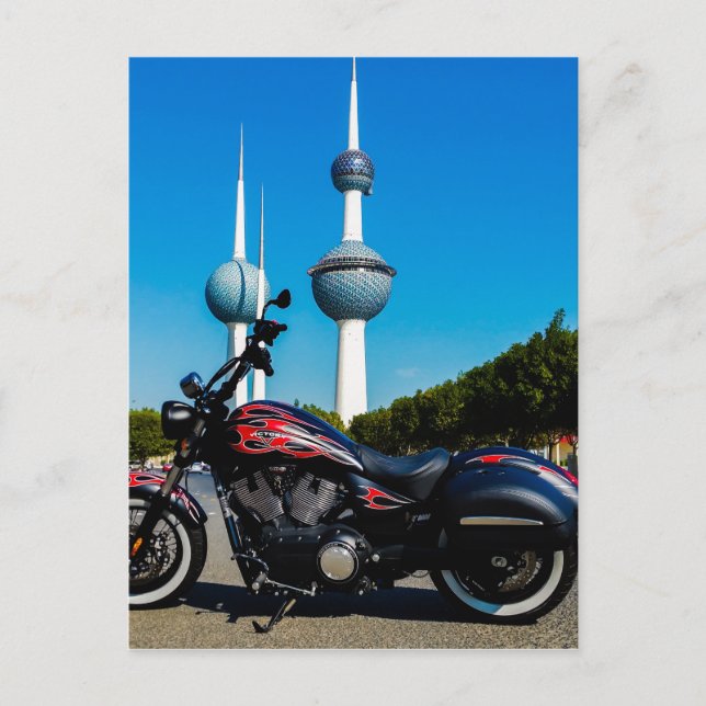 Victory High Ball at Kuwait Towers Postcard (Front)