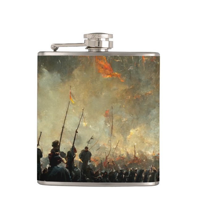 Victory Hip Flask (Front)