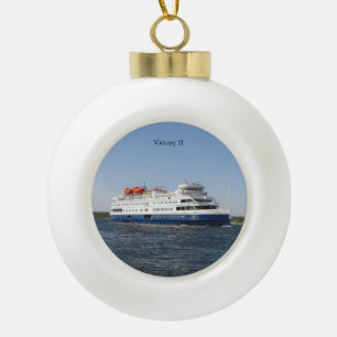 Victory II ball or snowflake ornament