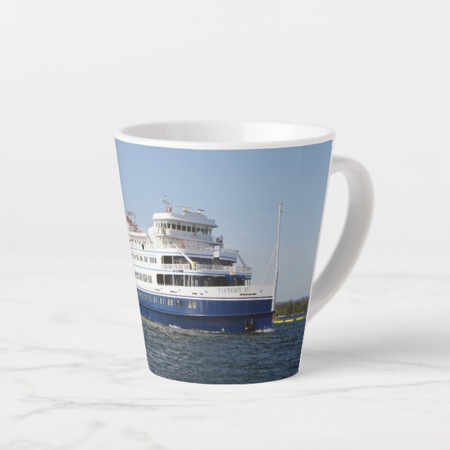 Victory II latte mug (Right Angle)