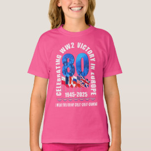 Victory in Europe 80th Anniversary Matching Family T-Shirt