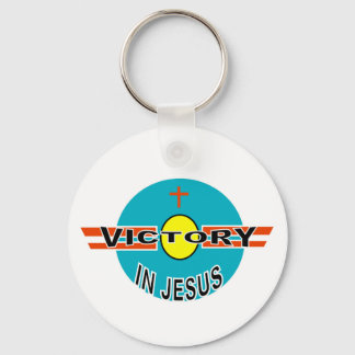 Victory in Jesus Keychain