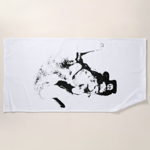 Victory Lap – Labrador at Play Beach Towel
