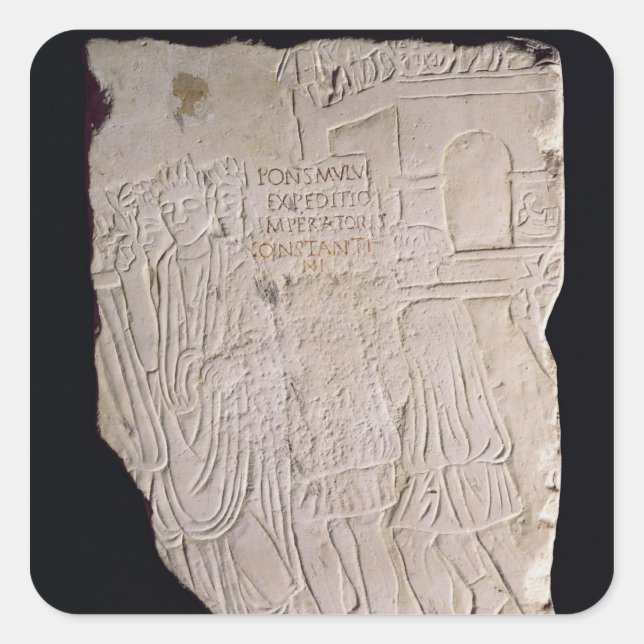 Victory of Constantine the Great over Square Sticker (Front)