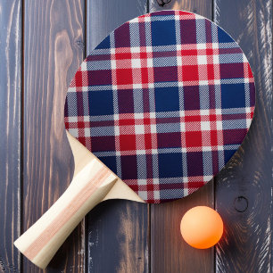 Victory Plaid Ping Pong Paddle