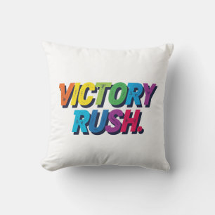Victory Rush. Throw Pillow