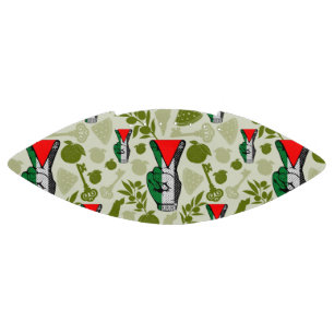 Victory Sign Hand Resistance Red Triangle Symbol Football
