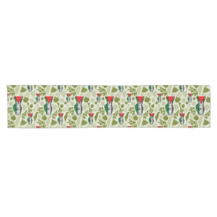 Victory Sign Hand Resistance Red Triangle Symbol Short Table Runner