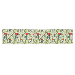 Victory Sign Hand Resistance Red Triangle Symbol Short Table Runner