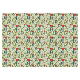 Victory Sign Hand Resistance Red Triangle Symbol Tablecloth