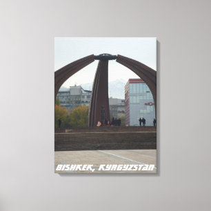 Victory Square, Bishkek Frunze Canvas Print