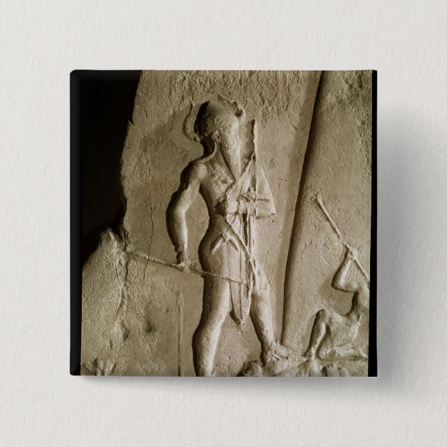 Victory Stele of Naram-Sin 2 Inch Square Button (Front)