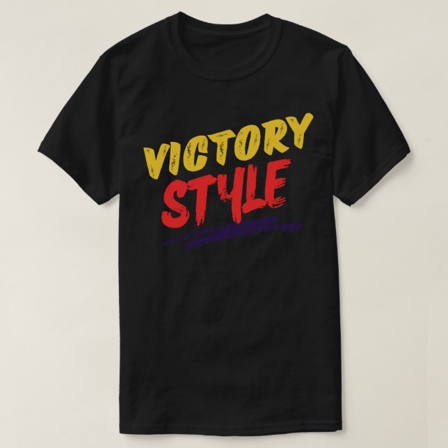 victory style T-Shirt (Design Front)