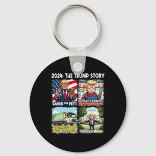 Victory Trump 2024 Greatest Comebyck Inauguration Keychain