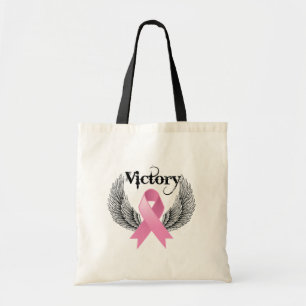 Victory Wings Breast Cancer Tote Bag