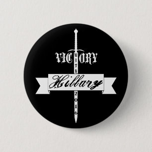 Victory with Hillary - 2016 2 Inch Round Button