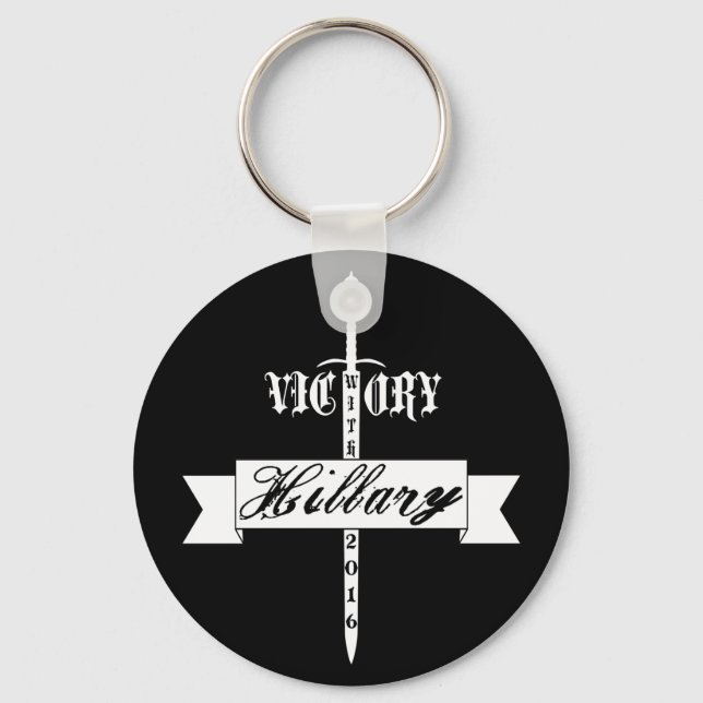 Victory with Hillary - 2016 Keychain (Front)