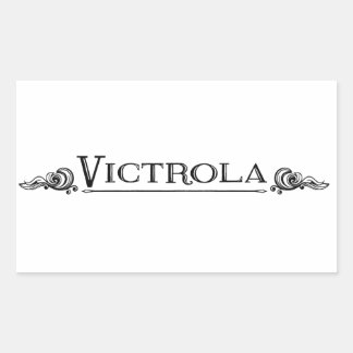 Victrola Rectangular Sticker