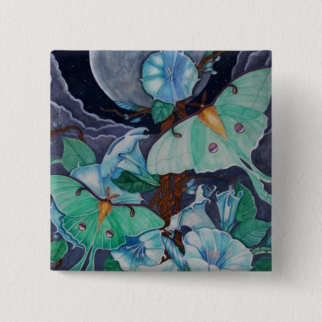 Vida de la Luna 2 Inch Square Button (Front)