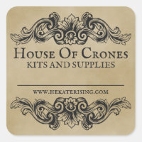 Vide Crystal Herb Spell Fourniture Étiquettes d'af