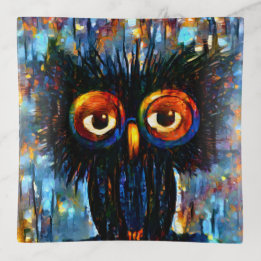 Vide-poche Brilliant and Wise Owl