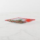 Chipmunk avec Casquette de Noël devant l'arbre