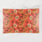 Plantes pointillés | Orange | Moderne du milieu du