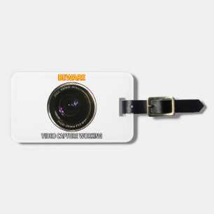 Video CAPTURE Working jGibney ART1 The MUSEUM Zazz Luggage Tag
