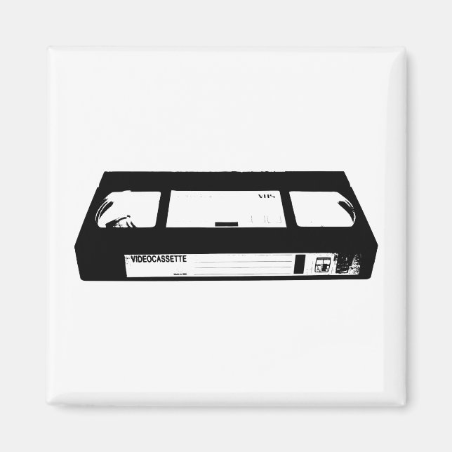 Video Cassette VHS Magnet (Front)