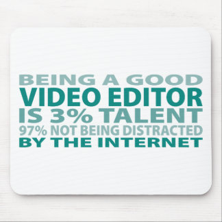 Video Editor 3% Talent Mouse Pad