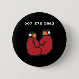 Video Game 90s 45s Codes Funny Gift  2 Inch Round Button