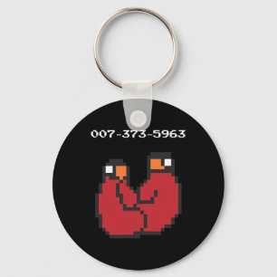 Video Game 90s 45s Codes Funny Gift  Keychain