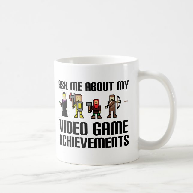 Video Game Achievements Funny Mug (Right)