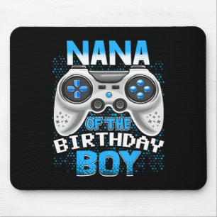 Video Game Birthday Party Nana Of The Birthday Boy Mouse Pad