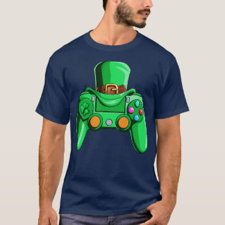 Video Game Boys St Patricks Day Gaming St Pattys D T-Shirt