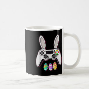 Video Game Bunny Eggs Controller Easter Day Gaming Coffee Mug