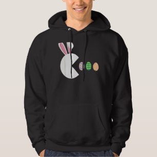 Video Game Bunny Eggs Easter Gamer Kids Boys Men G Hoodie